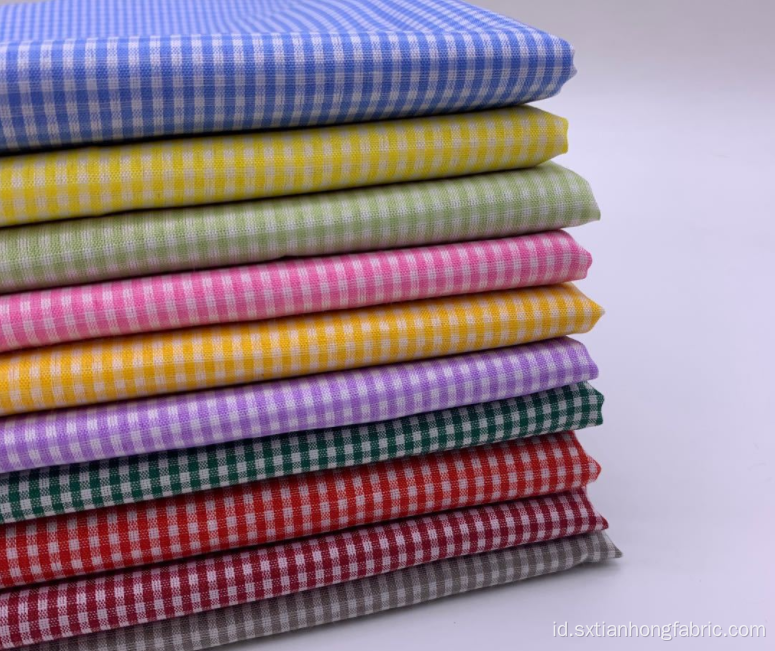 100% Kain Polyester Chaoyang Grid