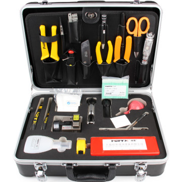 Fiber Optic Fusion Splicing Toolkit: FFS65 Toolbox with VFL Cutter