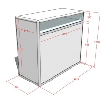 Custom Printed Portable Exhibition Display Case with Durable SEG Aluminum Frame - Easy Assembly