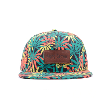Fashion Cheap Plain 6 Panel Cool Summer Beach Fitted Cap Snapback Hat