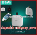 Emergenza Mini Power Bank 300mAh Power Bank monouso