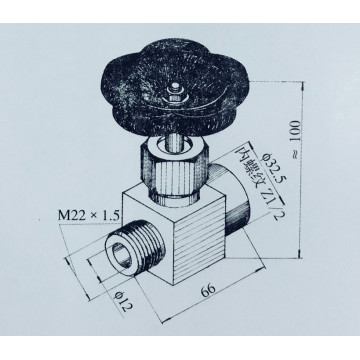 QSF-12 naaldventiel vergrendeling schakelaar