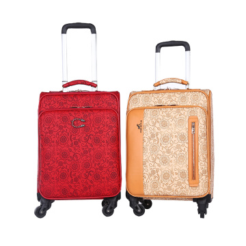 waterproof PU luggage travel women luggage