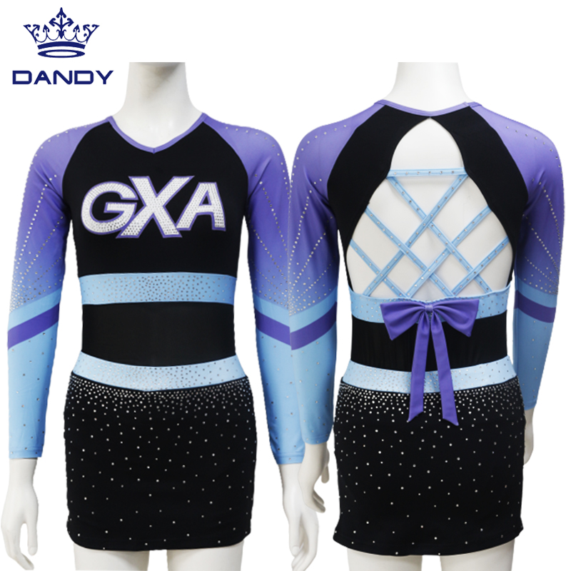 Uniforme da cheerleading sexy a sublimazione dal design libero