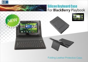 Waterproof Protective Leather Case Wireless Blackberry Playbook Bluetooth Keyboard