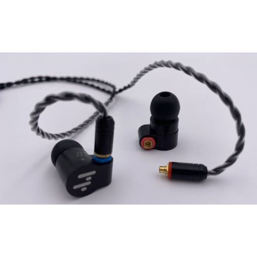 Hybrid i-örat HiFi-hörlurar med avtagbar kabel