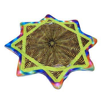 Soft-illumination LED flowstar for chill and laid-back nightlife