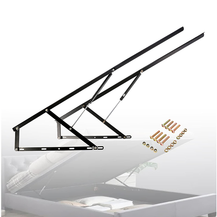 إطار سرير موفر للمساحة من هواوي مع نظام تخزين ورفع آلية رفع السرير الزنبركي الغازي1 HUAWEI Space Saving Bed Frame with Storage and Lift up System Gas Spring Bed Lifter Mechanism1