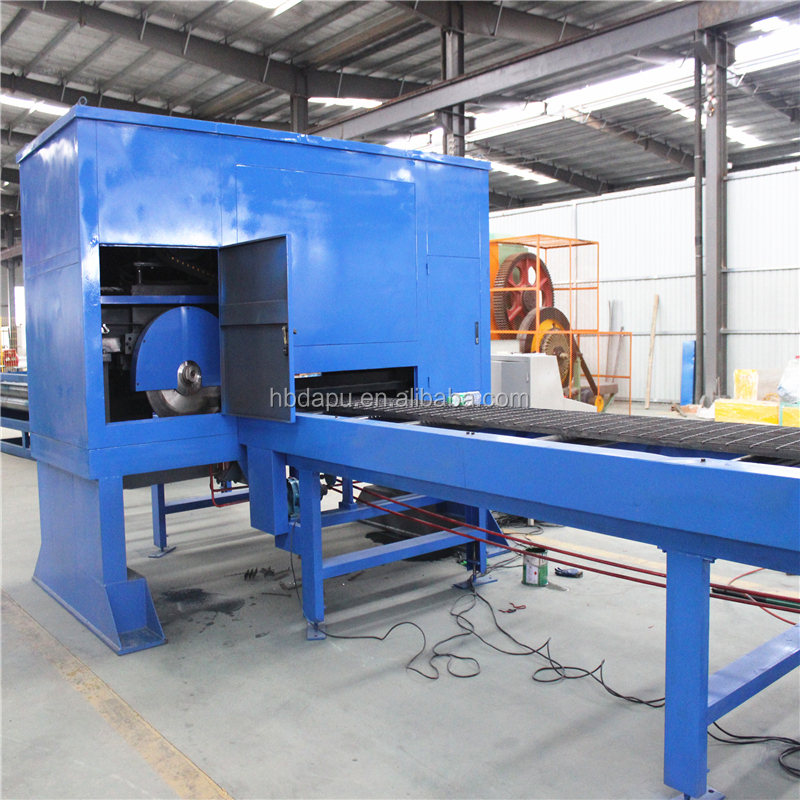 Low carbon steel grating cutting machine with saw blade sharpening machine