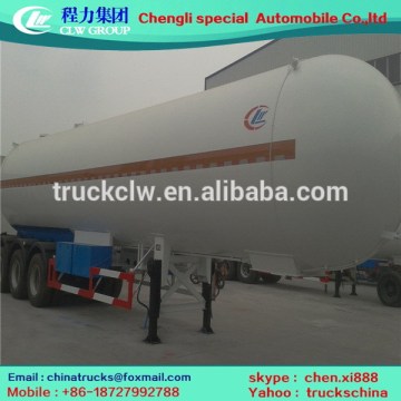 Top grade designer 47.58cbm lpg tansport semi trailer