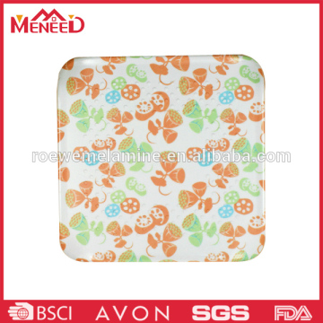 Decorative plastic square plates cheap wholesale plastic plates