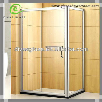 Sliding door shower cabin