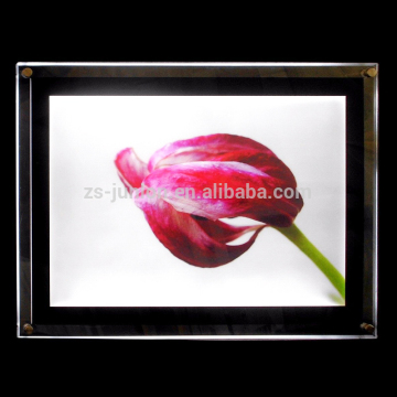 Slim LED Panel Light Box Acrylic Counter Top Photo signs