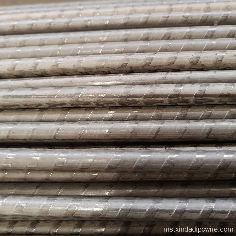 Kawat Keluli Bergaris 4mm Prestressed