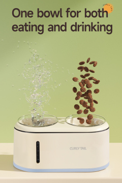 Feeding and Drinking Two-in-One Bowl pet