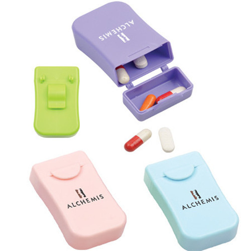 Quảng cáo di động hình chữ nhật Pill Holders Với Logo