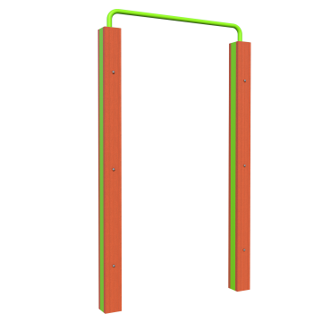 Outdoor gym Equipment Single Pull-up Bar Station