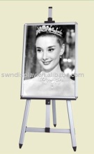 aluminum silver triangle Easel