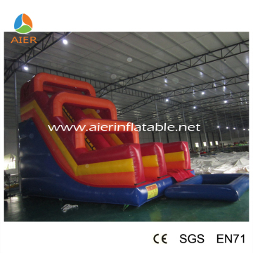 Huge exciting inflatable water slide games, inflatable water slide for kids and adults, durable inflatable water slide