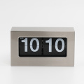 Caixa de mesa de ouro Retro Flip Clock