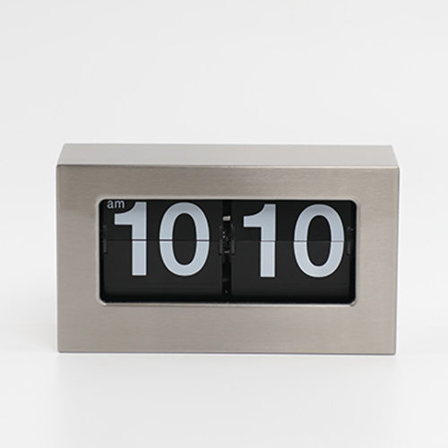 Metal Box Flip Down Clock