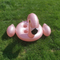 Flamingo Inflatable Drink Holder Mengapung Persediaan Tiup