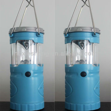 Solar camping hand pressing flashlight