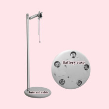 Wheels and Battery Case Adjustable Height Customize Mobile TV Mount Stand Floor TV Stand