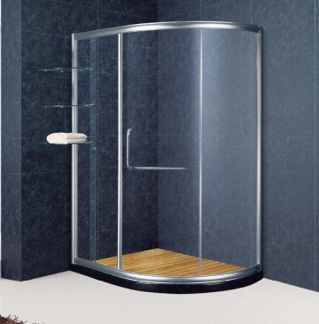 Aluminum Frame Quadrant Sliding Shower Cabinet (KT6031AR)