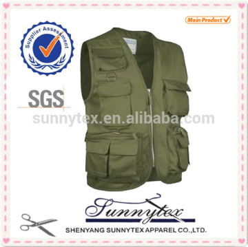 Sunnytex Multipocket dark green men' cargo vest