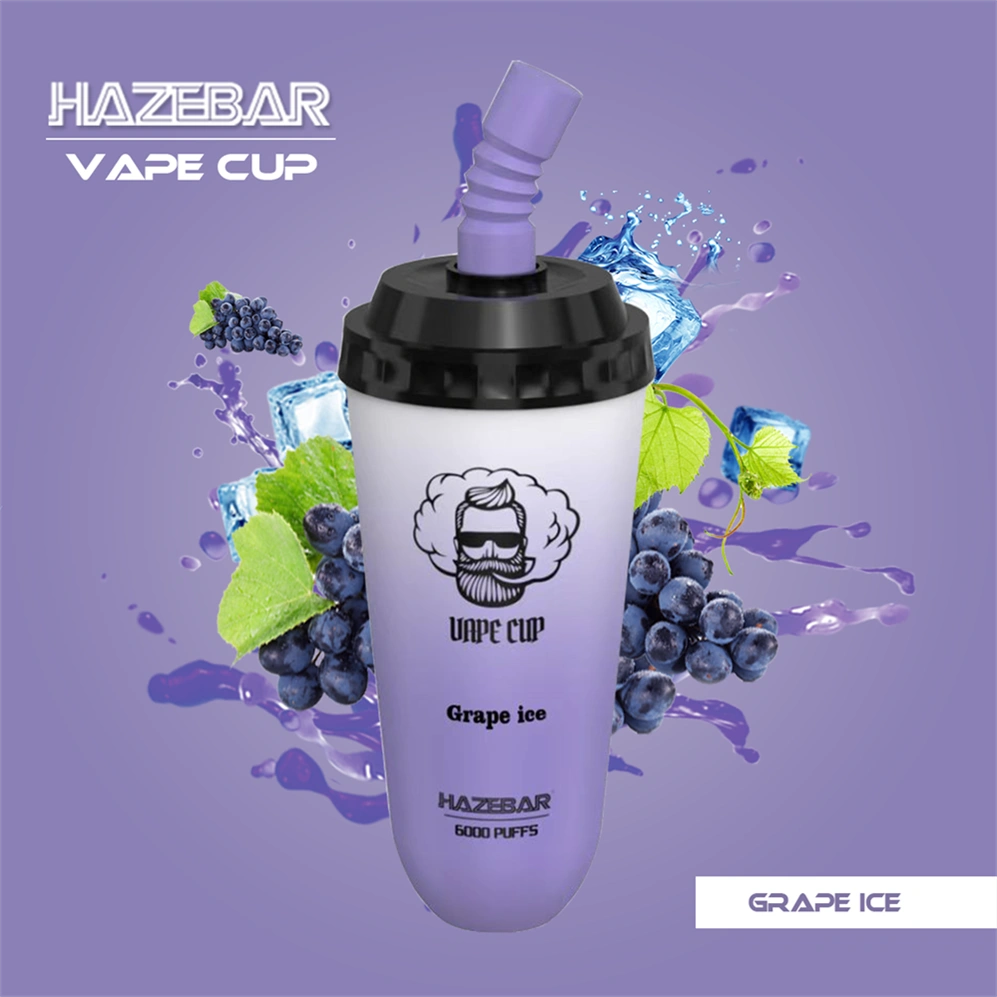 Hazebar VAPE CUP 6000 Puffs disposable sigaretten Amazon Fabrikant fan Sina Hazebar VAPE CUP 6000 Puffs disposable sigaretten Amazon Fabrikant fan Sina
