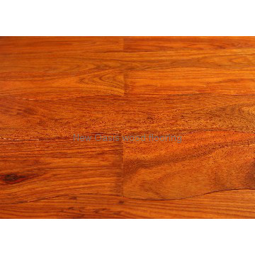 Antique frame curved bubinga flooring