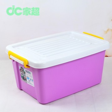 clear plastic storage box with dividers