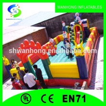 Outdoor cartoon inflatabe games inflatable fun city