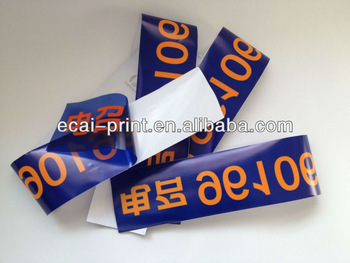 PVC label poster printing