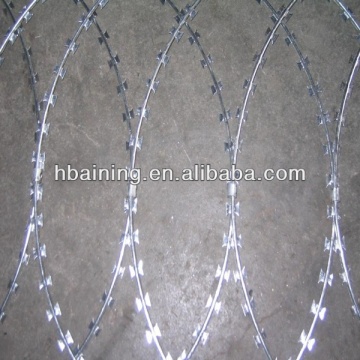 sharp razor barbed security wire