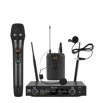 XTUGA U771 Hot Sale 2-Channel Dual Wireless Mic System