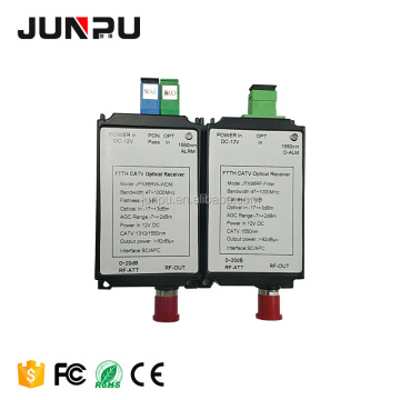 AGC FTTH Optical Receiver with WDM Fiber Optical Node 47~862MHz