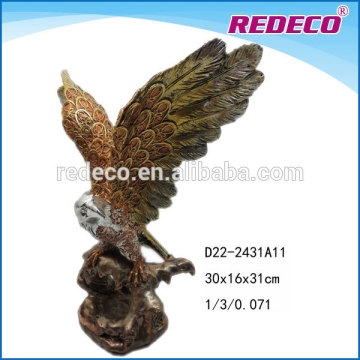 Resin eagle figurine