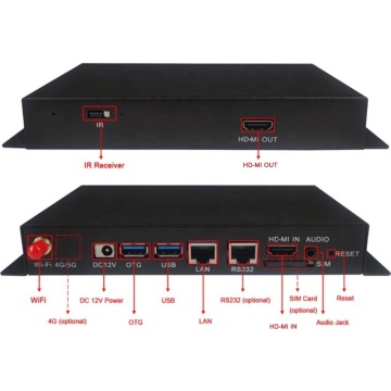 RK3399 Android 11.0 4K UHD HDMI Smart TV Box with 4+64GB for CMS Digital Signage