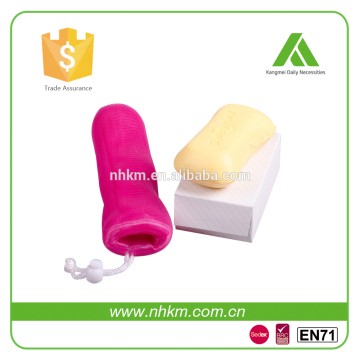 Bath Shower Body Exfoliate Puff Loop Nylon Mesh Net Ball shower sponge