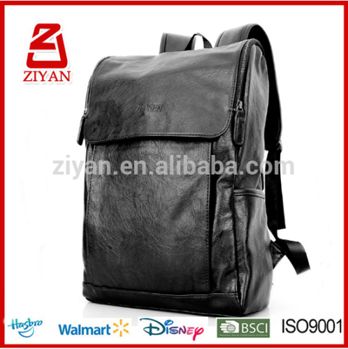 2016 manufactory boy leather PU backpack bag for men