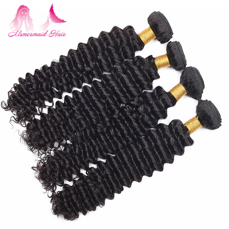 Brazilian hair 7A grade Deep Curly human hair extensions