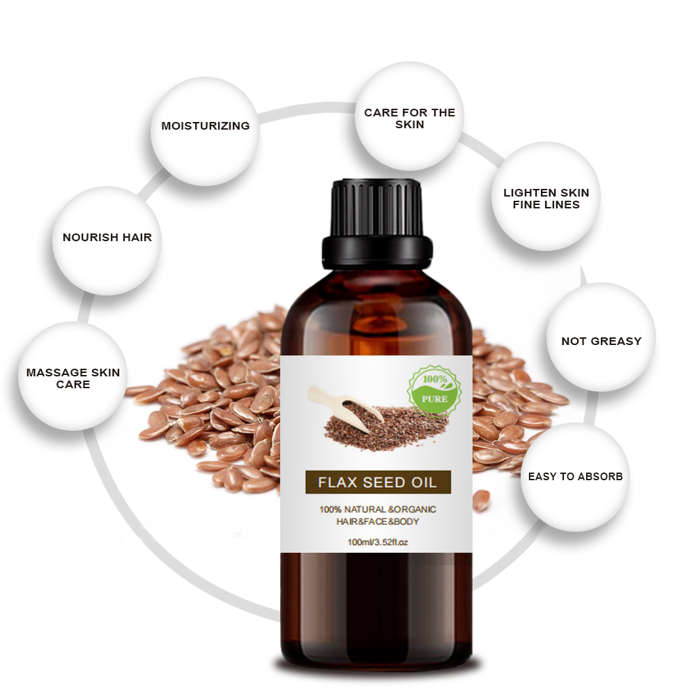 Factory Top Grade Flax Seed oil hair care