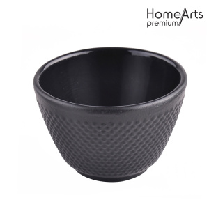 Black Cast Iron Tea Cup