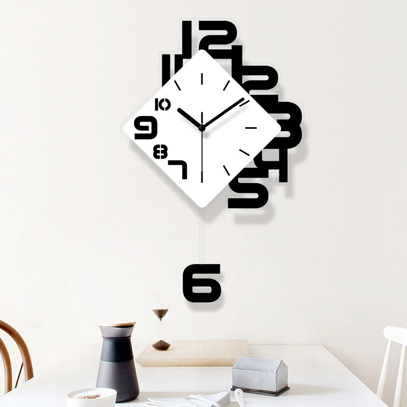 Creative Fashion Wall Clock Acrylic Wall Clock for Decoration