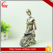 African resin lady ornament figurine home decorations