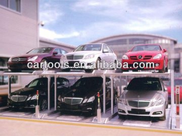 Automatic steel frame building car parking