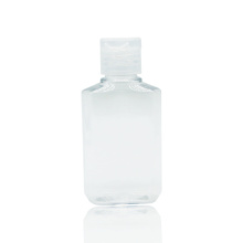 2oz 60ml plastik şeffaf PET oval şişe