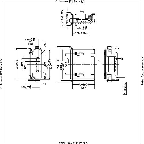 MUFM10 10-MICRO USB 5P BF SMT(with 2dip shell) ?